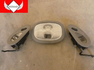 1998 Ford Expedition XLT - Headliner Roof Dome Reading Lights 3 Part Set